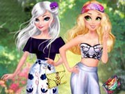 Play Princesses Pretty In Floral Game on FOG.COM