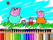 Play Bts Peppa Pig Coloring Game on FOG.COM