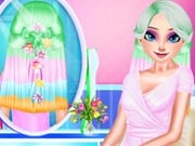 Play Elsa Colorful Braid Hairstyle Game on FOG.COM