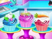 Play Elsa Easter Cupcake Cooking Game on FOG.COM