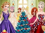 Play Princesses Christmas Glittery Ball Game on FOG.COM
