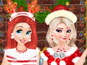 Play Princesses Christmas Photos Album Game on FOG.COM
