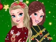 Play Sisters Ugly Xmas Sweater Game on FOG.COM