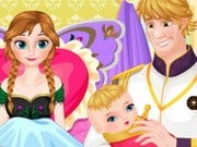 Play Frozen Anna Baby Birth Game on FOG.COM