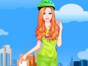 Play Barbie Bike Ride Dress Up Game on FOG.COM