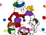 Play Snowman Coloring Book Game on FOG.COM