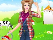 Play Barbie Farmer Princess Style Game on FOG.COM