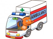 Play Cartoon Ambulance Puzzle Game on FOG.COM