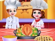 Play Chef Twins Thanksgiving Dinner Cooking Game on FOG.COM