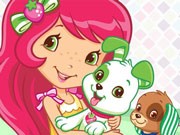 Play Strawberry Shortcake Puppy Care Game on FOG.COM