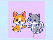 Play Cats and Dogs Puzzle Game on FOG.COM