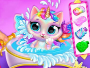 Play My Unicorn Cat Princess Caring Game on FOG.COM