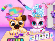 Play Pet Haircut Beauty Salon Game on FOG.COM