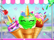 Play Unicorn Ice Cream Corn Maker Game on FOG.COM