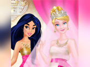 Play Princess Pink And Gold Wedding Game on FOG.COM
