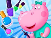 Play Hippo Manicure Salon Game on FOG.COM