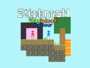 Play Stickman Skyblock Parkour Game on FOG.COM
