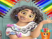 Play Mirabel Madrigal Coloring Book Game on FOG.COM