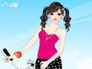 Play Bicycle Girl Dressup Game on FOG.COM
