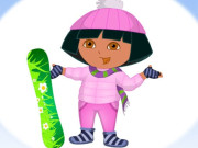 Play Dora Ski Dress up Game on FOG.COM