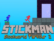 Play Stickman Blockworld Parkour 2 Game on FOG.COM