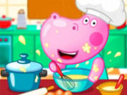 Play Hippo Cooking School: Game for Girls Game on FOG.COM