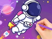 Play Coloring Book: Astronaut Game on FOG.COM